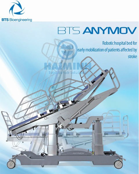 Robot tập PHCN sớm sau đột quỵ kiểu giường